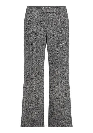 Betty & Co - Stoffhose schwarz/grau - Gr. - 44