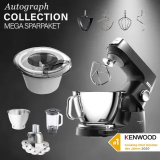 Kenwood KüchenmaschineTitanium Chef Baker Black KVC85.004BK -...