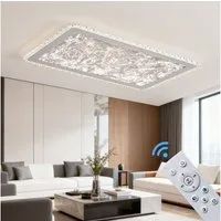 Eurotondisplay LED Deckenleuchte LED Deckenleuchte mit Fernbedienung Lichtfarbe Helligkeit einstellbar, LED fest integriert, Warumweiß, Neutralweiß, Kaltweiß, Lichtfarbe und Helligkeit einstellbar