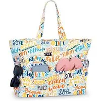 LuxusKollektion XL-Strandtasche Strandtasche XXL Familie mit Reißverschluss Damen Badetasche Beach Bag
