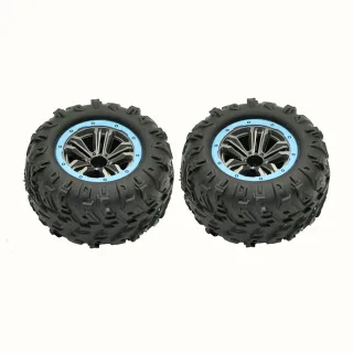 XLF F22A 1/10 RC Car Spare Tires Wheels Rims 2PCS Vehicles Model Parts Accessories
