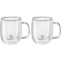 Zwilling Espressoglas Sorrento Plus, 2-tlg., Borosilikatglas, Doppelwandig, Borosilikatglas, 2-tlg., je 80 ml