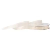 Creativery Satinband, Satinband 12mm x 25m Rolle Champagner