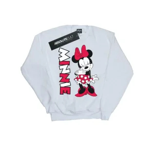 Disney - "Minnie Mouse Giggling" Sweatshirt für Damen (Weiß)