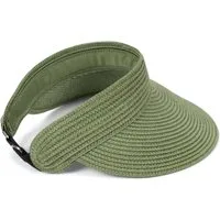 styleBREAKER Visor Papierstroh Visor Cap Einfarbig (1-St)