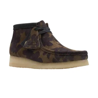 Clarks Originals - "Wallabee" Stiefel für Herren, Kalbvelours (Schwarz)