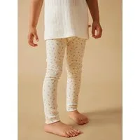 Lil' Atelier Leggings NMFGAGO SLIM LEGGING LIL NOOS weiche Jersey Rippqualität