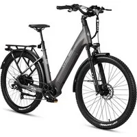 TTGO E-Bike Cityrad 28 Zoll, 70Nm Hinterradmotor, 120km, Z3, für Damen und Herren, 7 Gang SHIMANO, Kettenschaltung, Heckmotor, 720 Wh, 5 Stufen, LCD-Farbdisplay, Federsattelstütze, Elektrofahrrad, Pedelec