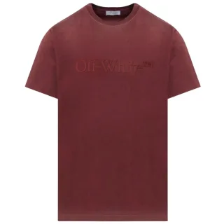 Off-White Laundy Slim Fit T-Shirt mit püriertem Kürbis
