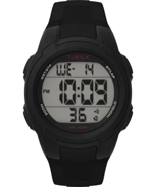 Timex T100 Schwarz Herren Armbanduhr TW5M58400