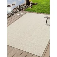 the carpet Outdoorteppich Kansas, rechteckig, Höhe: 10 mm, moderner robuster In und Outdoor Teppich Jute Look