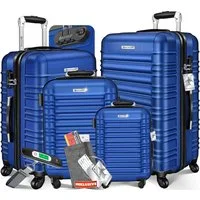 KESSER Kofferset, 4 Rollen, (4 tlg), 4tlg. Hartschalenkofferset Hartschalenkoffer Reisekoffer Set