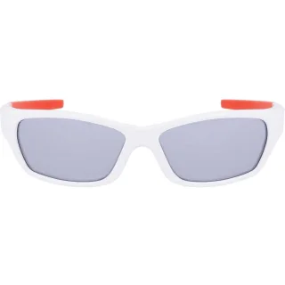 Nike - Wickel-Sonnenbrille, Logo (Weiß/Silberblitz)
