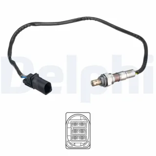 Delphi Lambdasonde vor Katalysator Abarth Alfa Romeo Fiat Jeep Lancia
