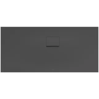 Villeroy & Boch Squaro Infinity Duschwanne UDQ1570SQI2RV1S, 150 x 70 x 4 cm, anthrazit
