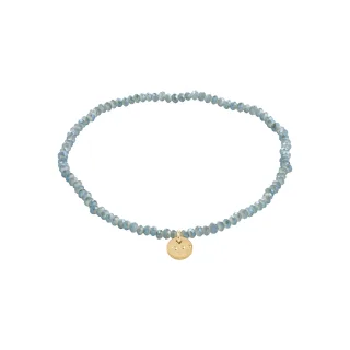 pilgrim - Armband mit Schmucksteinen blau/grau - Gr. - OS