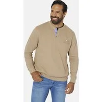 Jan Vanderstorm Sweatshirt VILJAR +Fit Kollektion, Bauchschnitt
