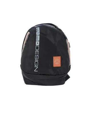 Momo Design Rucksack Schwarz Dunkel/Cuoio