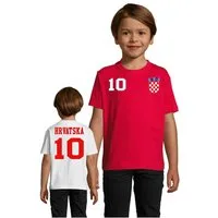 Blondie & Brownie T-Shirt Kinder Kroatien Hrvatska Sport Trikot Fußball Meister WM Europa EM