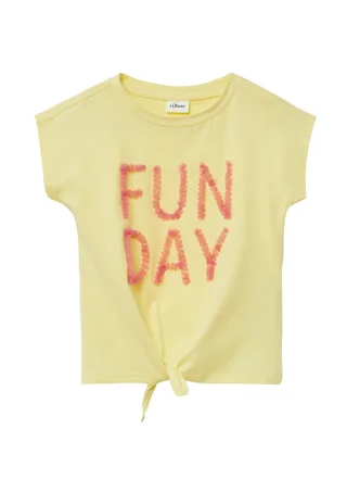 s.Oliver - T-Shirt gelb - Gr. - 110