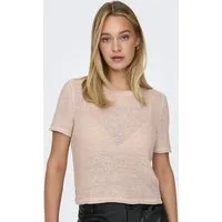 ONLY Kurzarmpullover ONLSUNNY S/S PULLOVER NOOS KNT Kunstfaser, regular fit