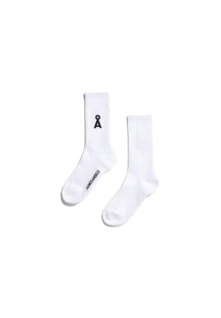 Armedangels - SAAMUS BOLD SOCKS W white - Gr. - 36.5