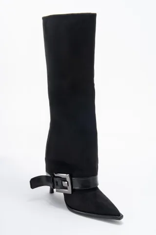 Elva Schnallenriemen Kniehoher Stiefel (Damen)