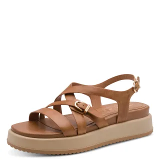 Tamaris - Da.-Sandalette cognac - Gr. - 37