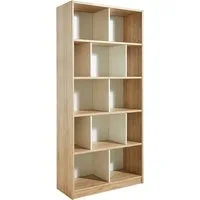 Wimex Standregal Joker, Bücherregal, Mehrzweckregal mit vielen Fächern, 198cm hoch, 90cm breit