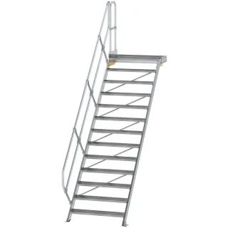 Munk Treppe mit Plattform 45° Stufenbreite 1000 mm - 600473