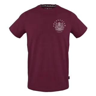 Aquascutum - T-Shirt für Herren/Damen Unisex, Baumwolle (Rot)