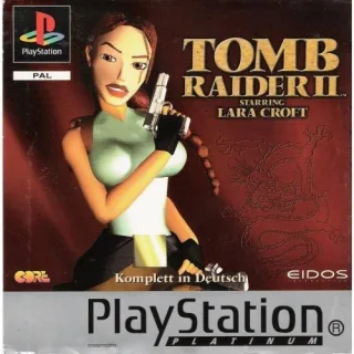 Tomb Raider II - Platinum PS1 *