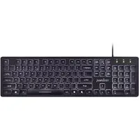 Perixx Periboard-317- Kabelgebundene Tastatur mi PERIBOARD-317 DE B Tastatur (Beleuchtet)