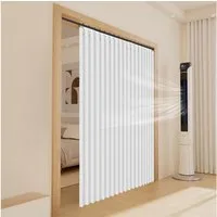 LMaxhome Türvorhang Wandteiler Raumteiler Vorhang Breite 254 cm Sichtschutz für Wohnzimmer (1 St), blickdicht, Oxford-Gewebe, Türgardine mit Häkchen Verdunkelung für Fenster Schlafzimmer Trennwand