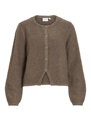 VILA - VIPIGGA O-NECK L/S KNIT JACKET NOOS - Gr. - XS