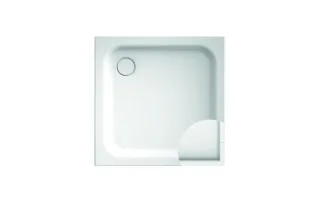 Bette Supra Rechteck-Duschwanne m. Wannenträger 5820T, 80x80x6,5 cm weiß, 5820-000T 5820-000T