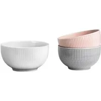 Seltmann Weiden Müslischale Amina, Schalen-Set, 3-tlg., Porzellan, (Set, 3-tlg), Schale, Schüssel-Set, aus hochwertigem Porzellan