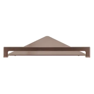 Herzbach design ix pvd eckablage 21,6 copper, Copper Steel, 21.821000.1.39 21.821000.1.39