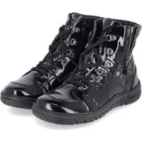 KRISBUT Krisbut Boots 3303A-10 PO Damen Lackleder black Schnürstiefel