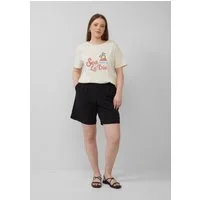 QS Shorts Hose Shorts aus Interlockjersey mit Elastikbund