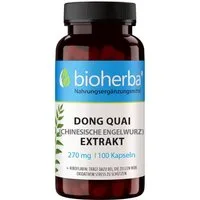 BIOHERBA R Bioherba Dong Quai (Chinesische Engelwurz) Extrakt 270 mg 100 Kapseln Nahrungsergänzungsmittel, 1 er