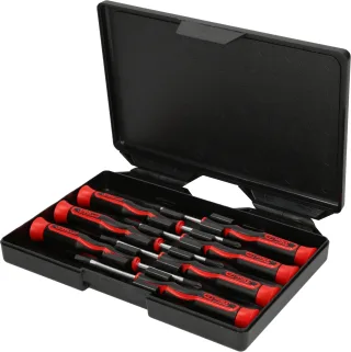 KS Tools Feinmechanik-Schraubendreher-Satz PH und Schlitz, 7-tlg - 500.7165