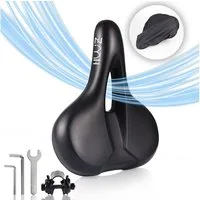 ZMH Fahrradsattel Gel bequem Ergonomisch Trekking Memory Foam MTB Tour
