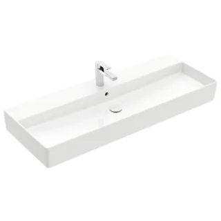 Villeroy & Boch Memento 2.0 Waschtisch 4A22CL01 120 x 47 cm, weiß alpin, mit Hahnloch, mit Überlauf