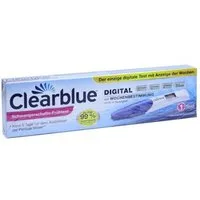 WICK Pharma - Zweigniederlassung der Procter & Gamble GmbH Schwangerschafts-Teststreifen CLEARBLUE Schwangerschaftstest m.Wochenbestimmung, 1 Stück