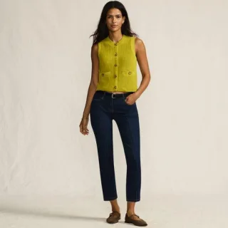 Slim Fit Jeans mit Biesennaht für Damen, Damen, size: regular, Blau, Baumwolle/Baumwoll-Mischung, by Lands' End