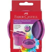 Faber-Castell Wasserfarbe Faber-Castell Wasserbecher Clic&Go pink marble