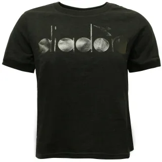 Diadora Sportswear Womens Black T-Shirt