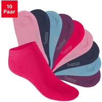 Footstar Sneakersocken EVERYDAY! Kinder Sneaker Socken (10 Paar) Kurze Socken für Kids (10-Paar)