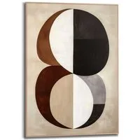 Reinders! Poster Earth Essence, Wohnzimmer - Formen - Organisch - Braun - MDF - Abstrakt - 50x70 cm